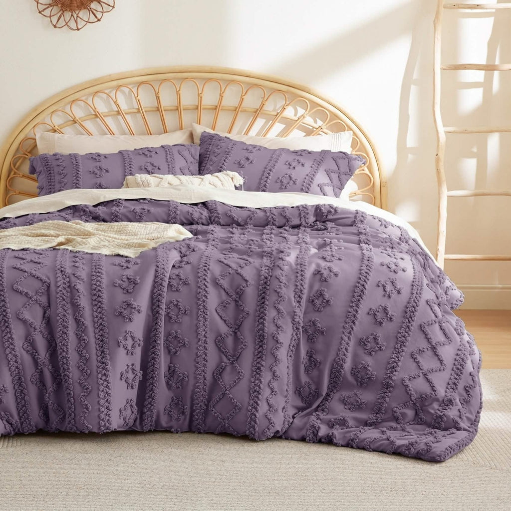 Crywox Luxury Jacquard 4-Piece Bedding Set
